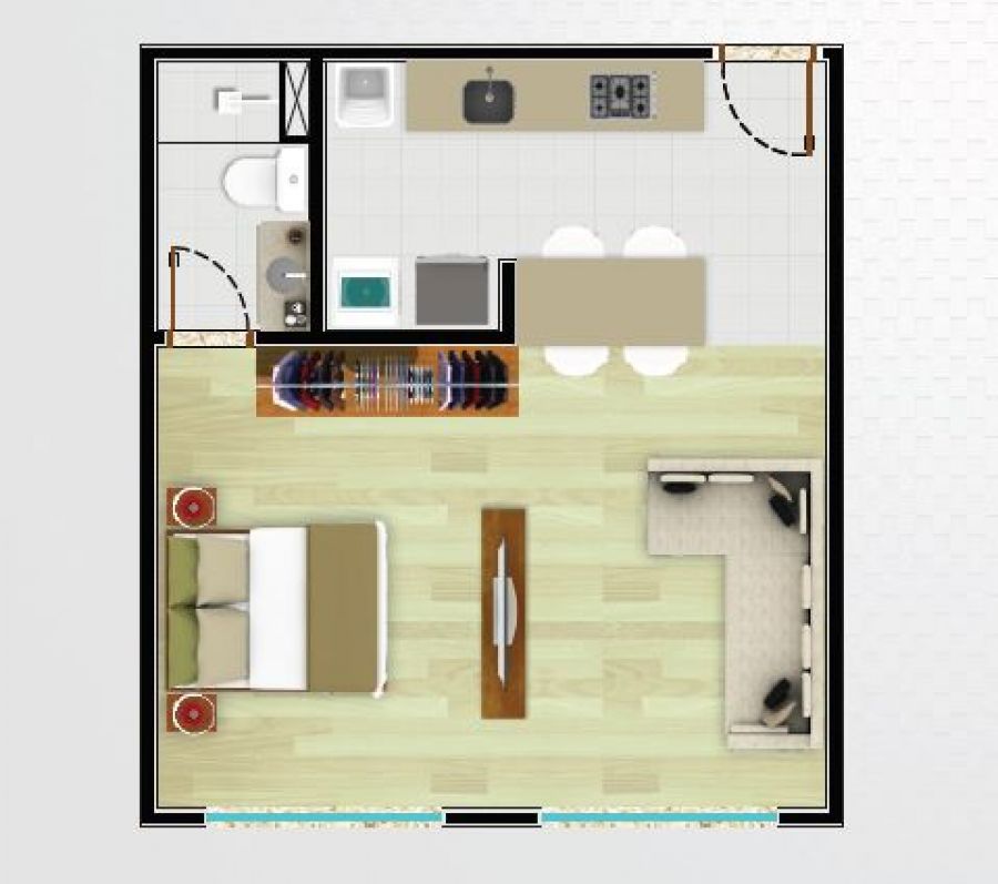 Apartamento Studio Santos