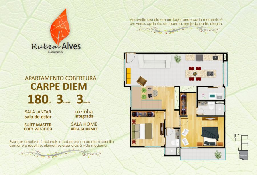 Apartamento Cobertura Duplex Carpe Diem